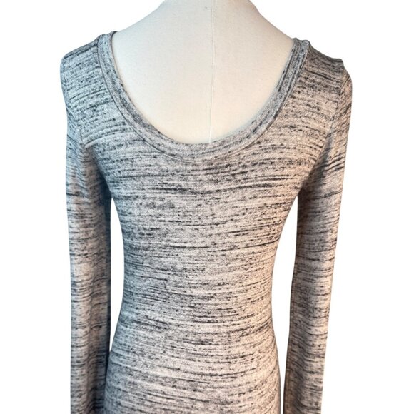 2/$30 Splendid Small Gray Long Sleeve Bodycon Dress Rayon Polyester Blend - Picture 10 of 16